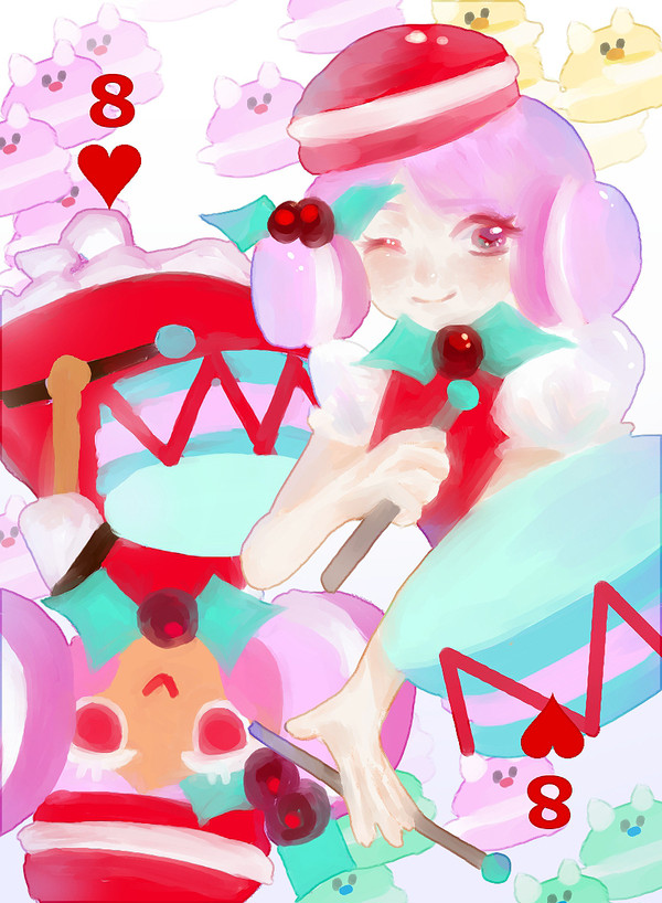 Macaron Cookie (Poker ver.)