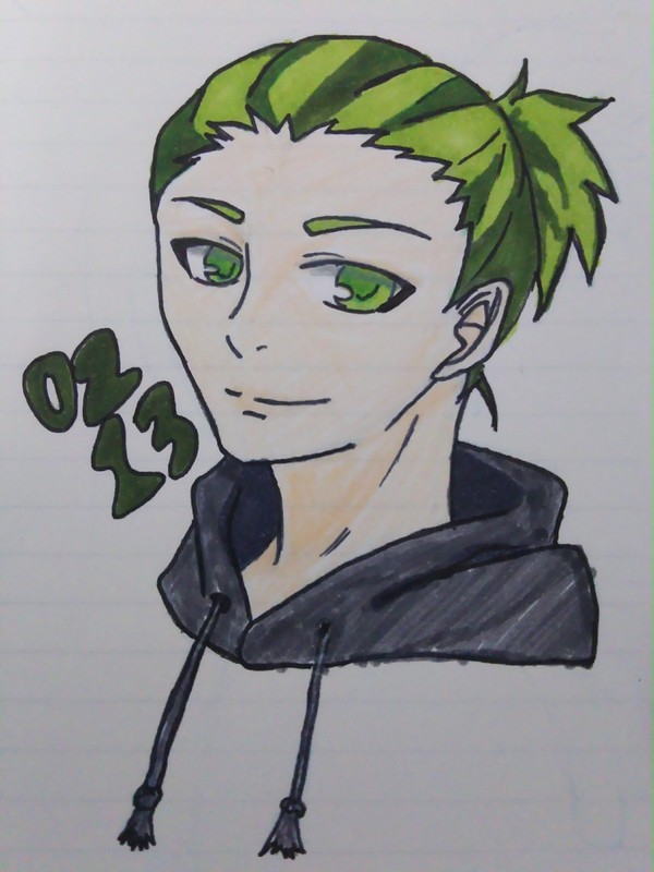 おついちさん 初描き