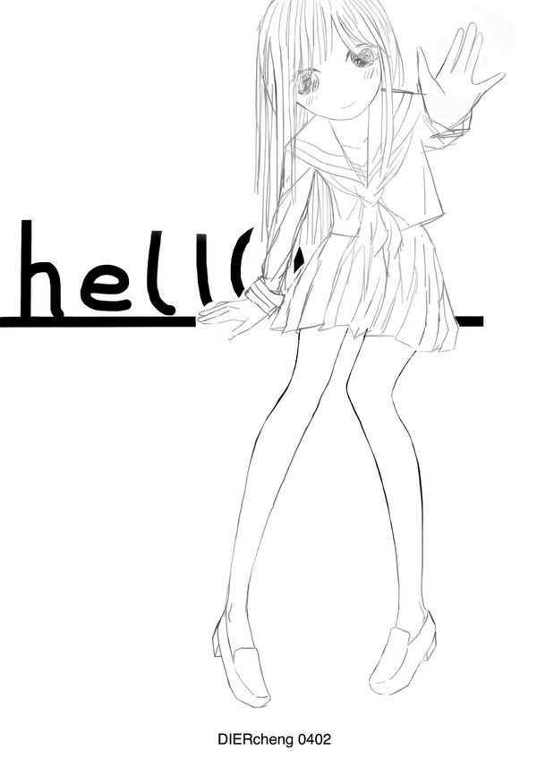 hello? what r u thinking的调色版