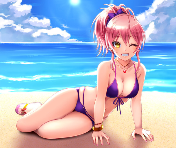 こんなに暑いと水着を描きたくなっちゃうね