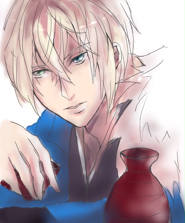 謙信様初描き