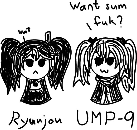 Ryuujou and UMP-9