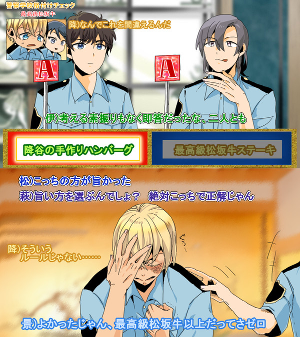 警察学校組で格付けチェック
