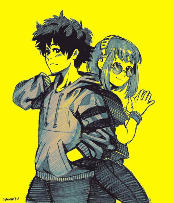 Deku and Uraraka