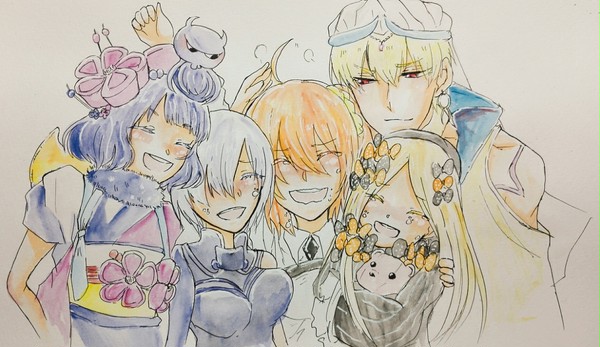「ますたぁ殿は泣き虫だなぁ!」