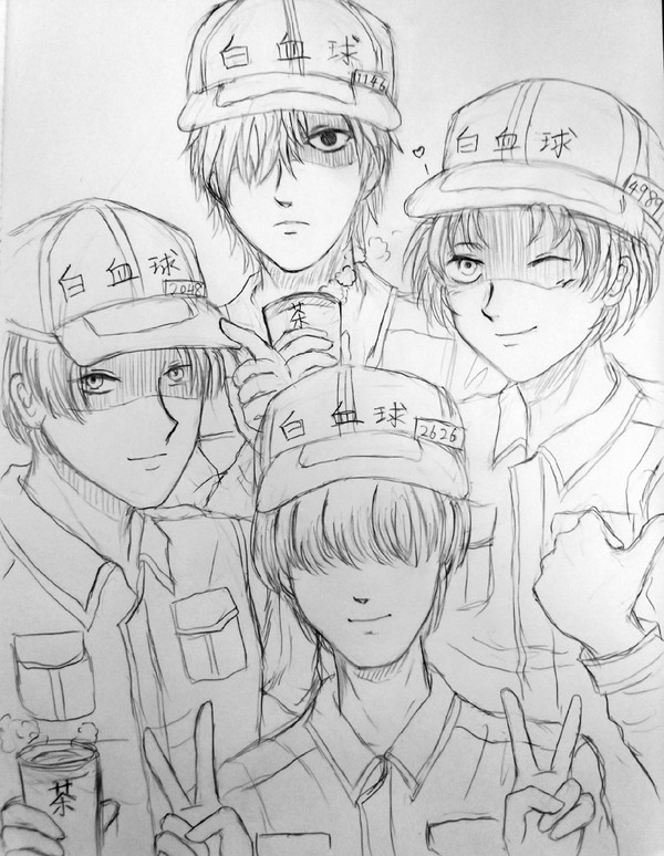 はたらく細胞落書き