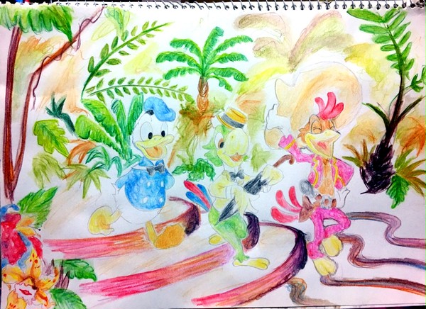 メキシコも水彩画