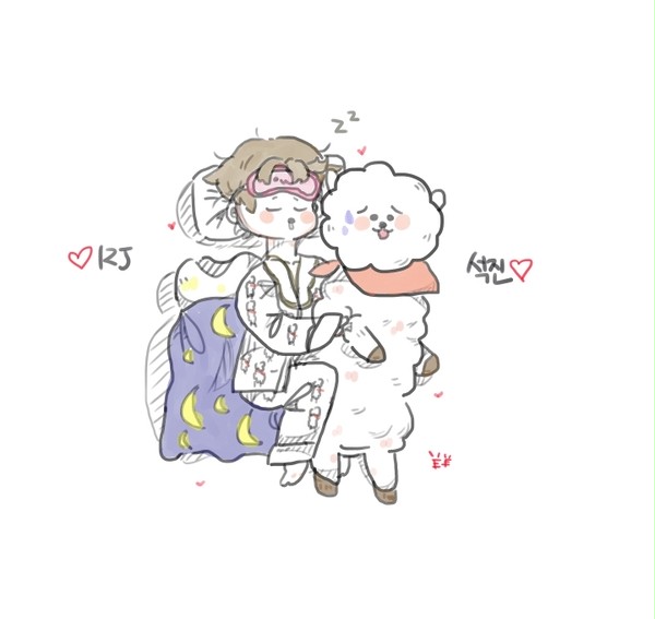 bts jin×RJ