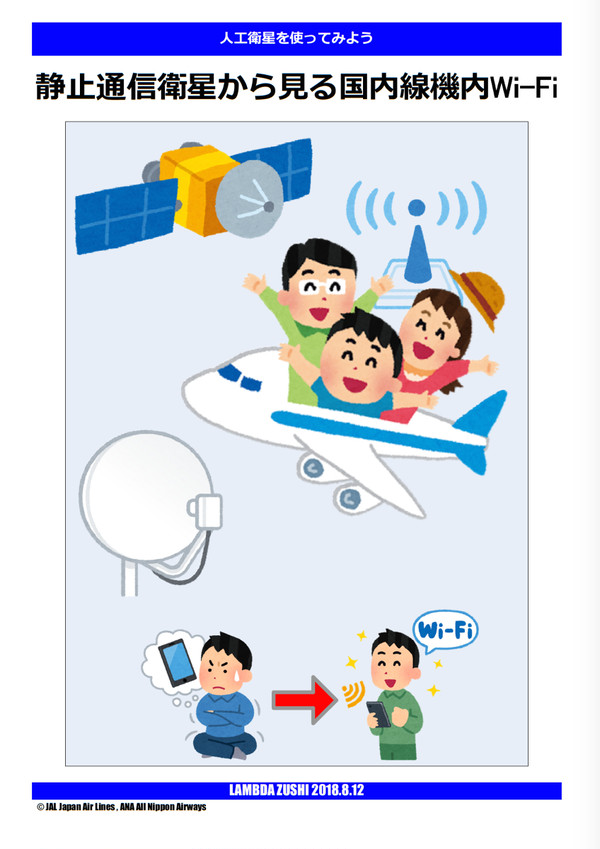C94新刊 静止通信衛星から見る国内線機内Wi-Fi みほん
