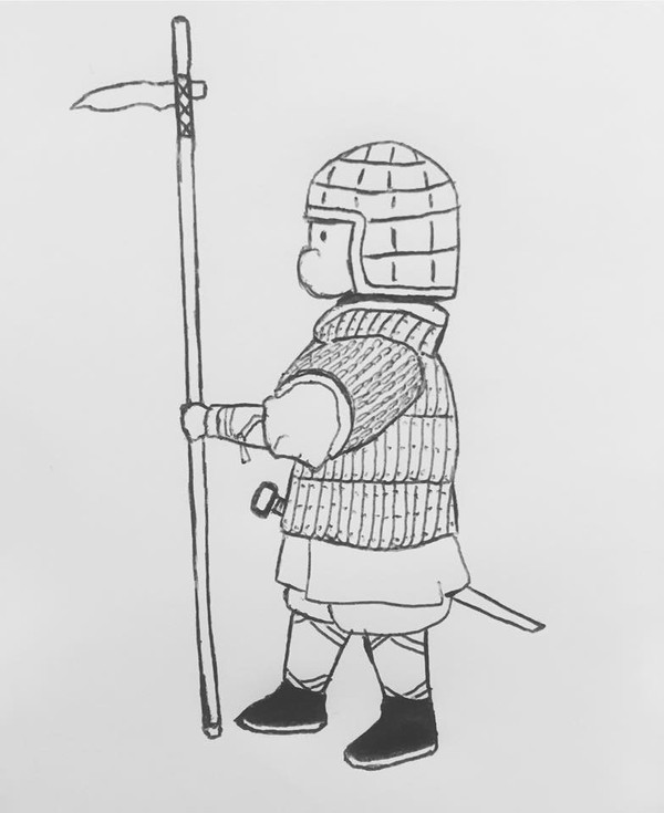 可愛版漢朝步兵  可愛い漢王朝の兵士 Han Soldier