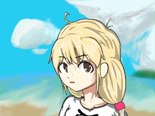 騙されて仕事に連れてこられた顔