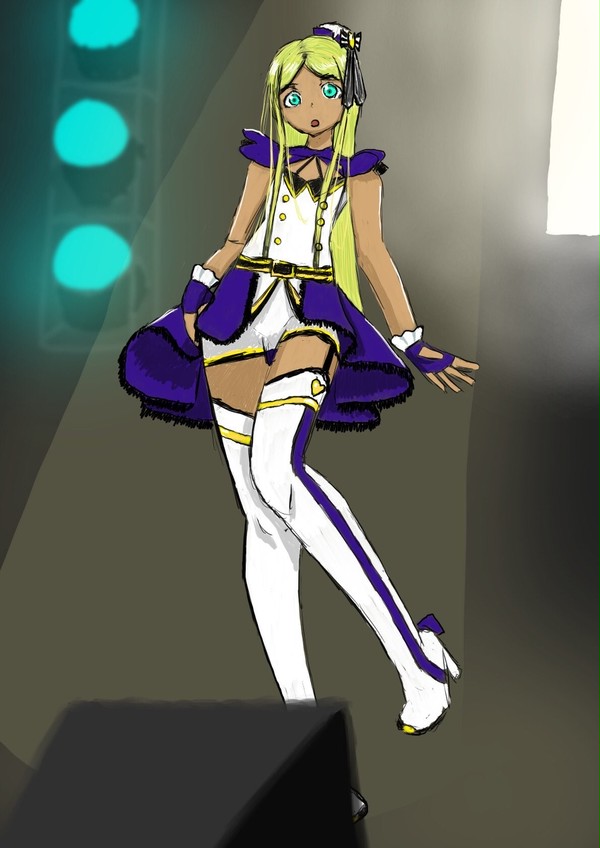 ライラさんにトップクローバーを着てほしかった