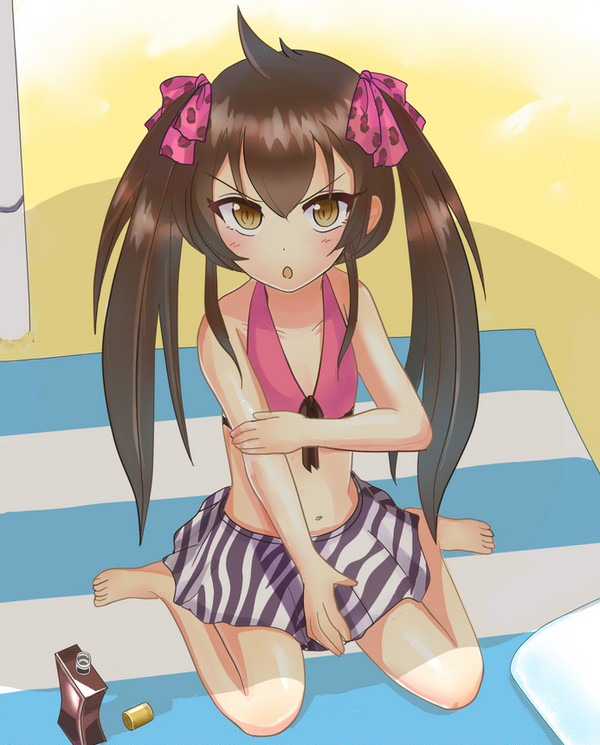 オイルは塗らせない的場梨沙