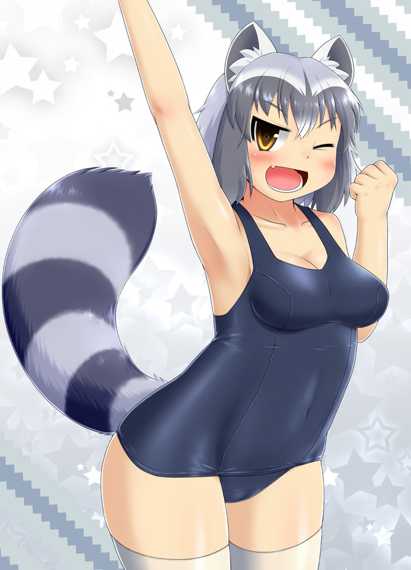 スク水アライさん＆フェネック