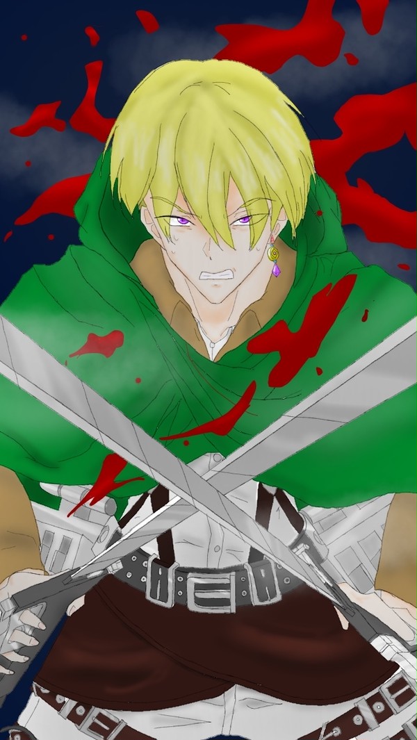 オリキャラに進撃の巨人 調査兵団の制服を着せてみた