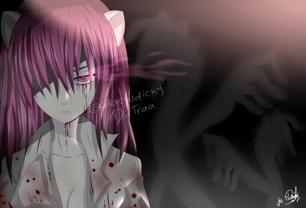FanArt Lucy from Elfen Lied