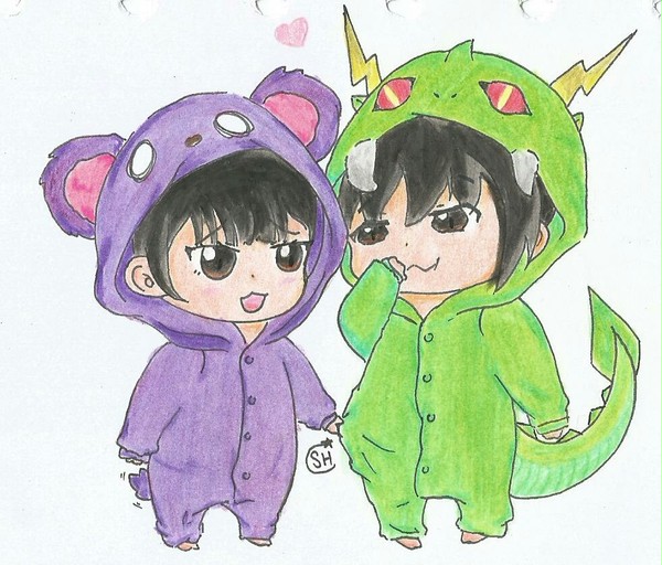 Lil Koala and Lil Dragon~♡