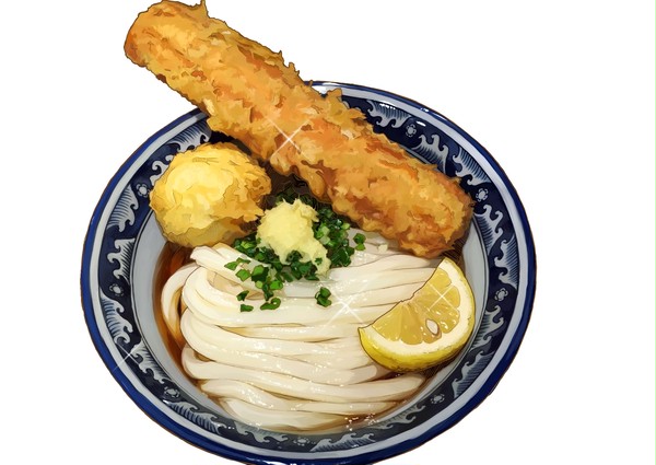 ちく玉ぶっかけ
