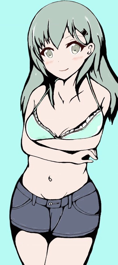 鈴谷水着