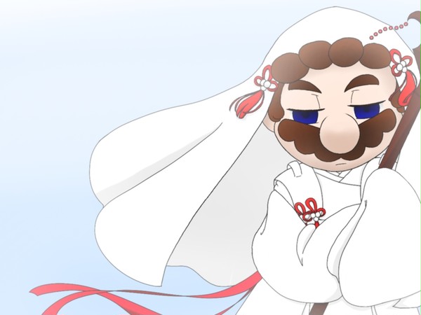 <(MARIO同人)詛咒>衍生圖_風中的身影