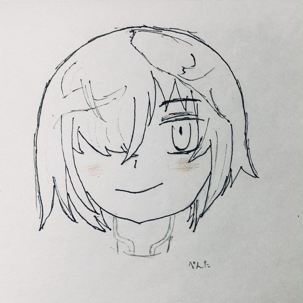 マシュ模写(13日目)