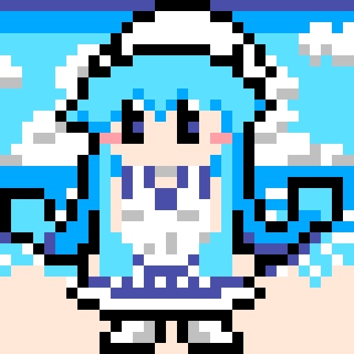 イカちゃんドット絵