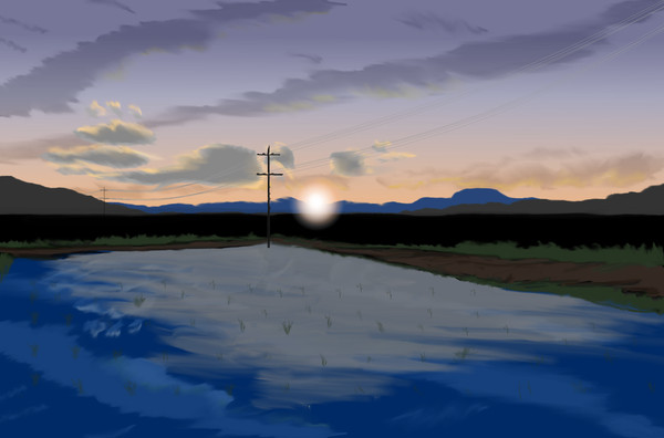 夕焼け雲