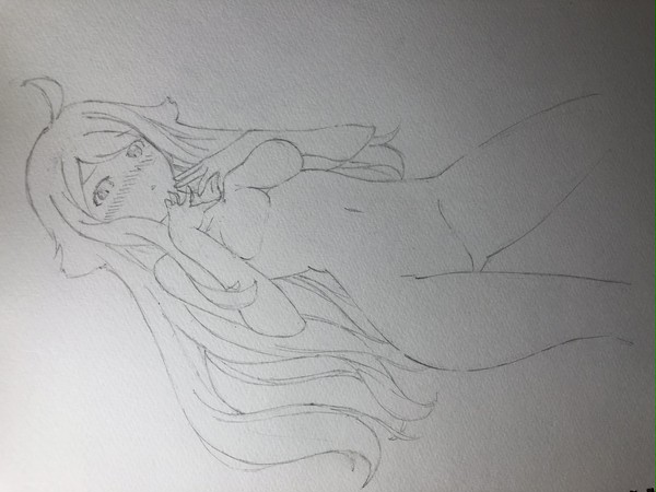 久々の模写。なゆちゃん可愛い。