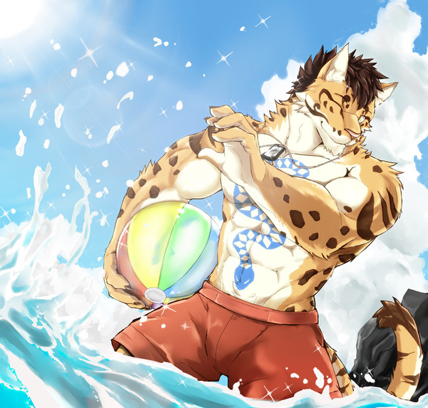家有大猫　クラウと夏！