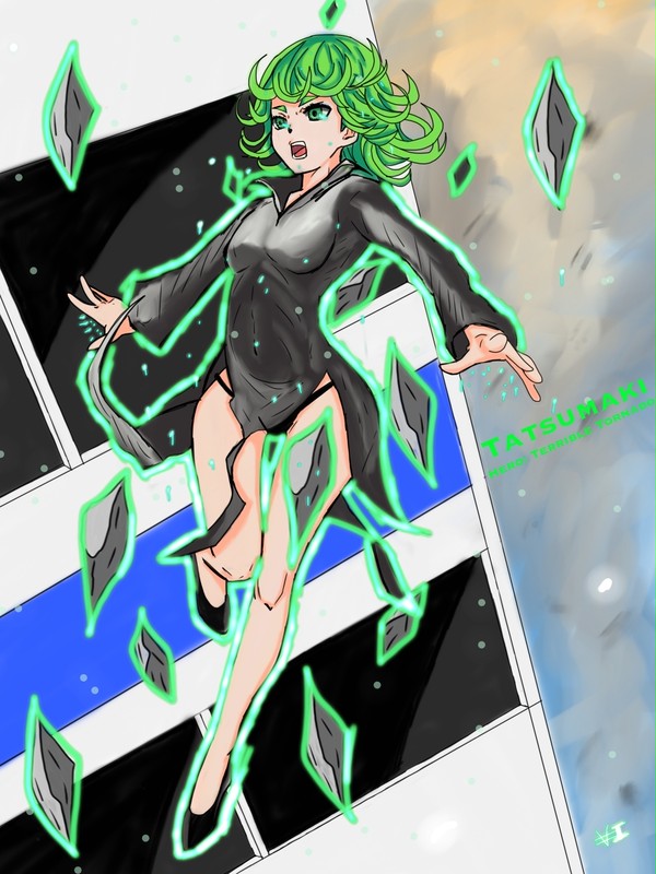Tatsumaki drawing again