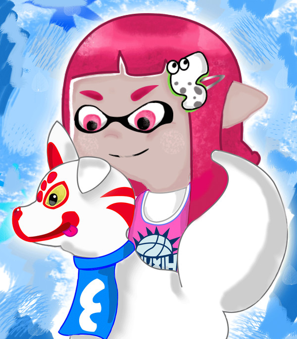 My inkling O.C and her fox