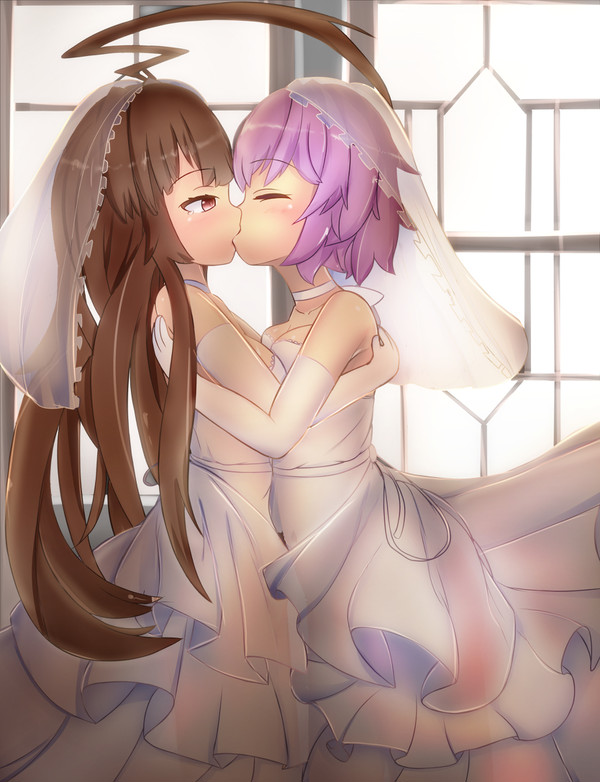 結婚したクマ。