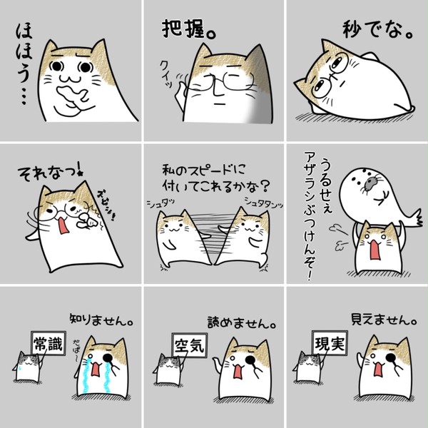 ちびぬこ🐾LINEスタンプ オタVer 製作中