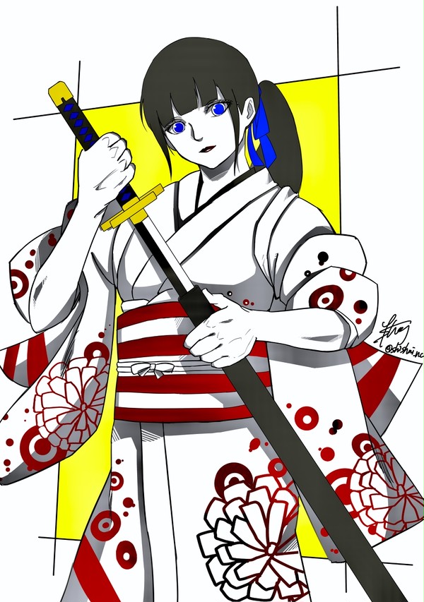 "侍"です