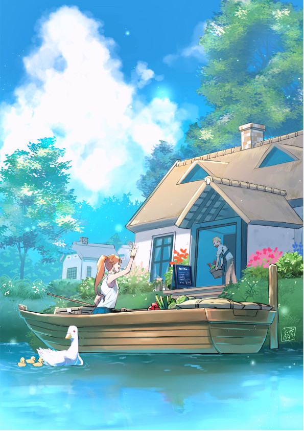 水上での生活
