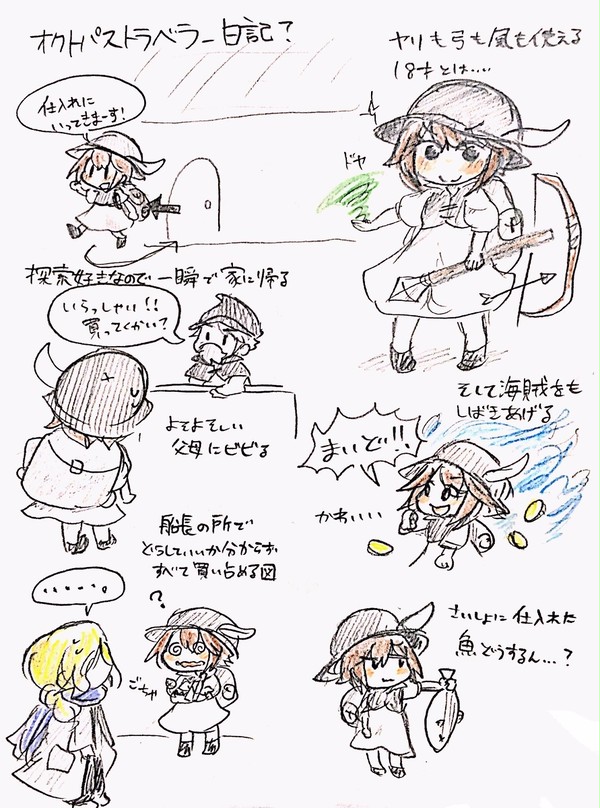 オクトパストラベラー絵日記