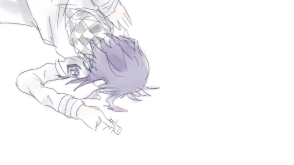 【手描き】家に帰ると王馬くんが必ず死んだふりをしています