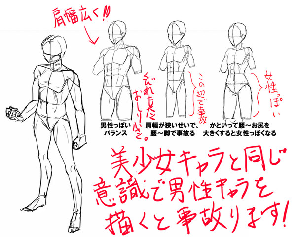 【動画で講座】素体を描く⑨~ふかん編~【第26回】 - 1/1