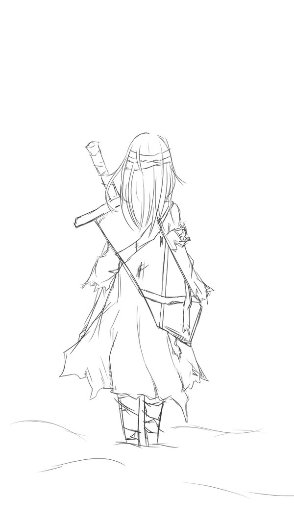 少女(後ろ姿)
