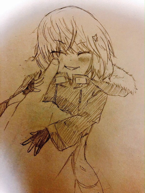 ぷにぷにハルちゃん(鉛筆)
