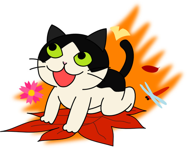 秋の猫　その2