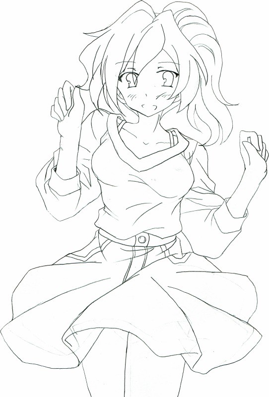 ガンダムビルドダイバーズ　フジサワ・アヤ（私服？）