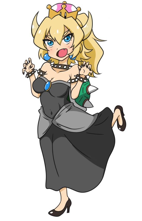 クッパ姫描いてみた