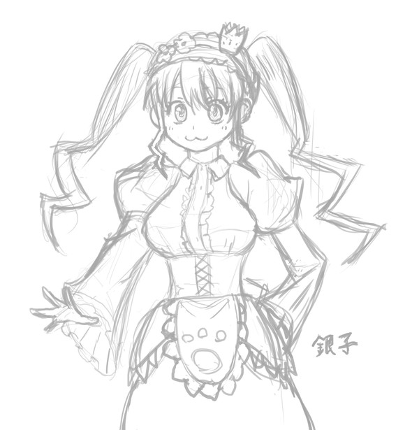 2018年9月の落書きとか模写とか