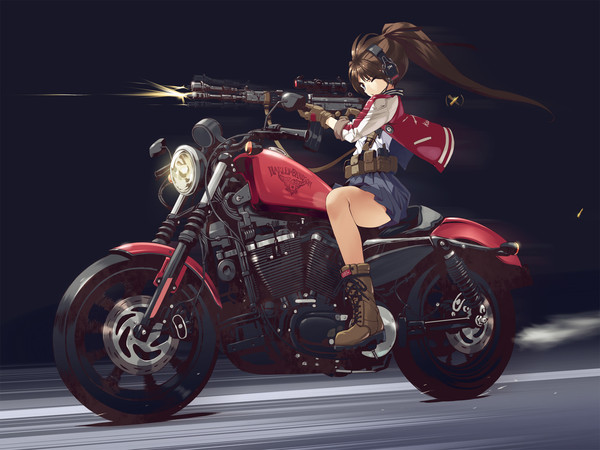 ハーレー少女