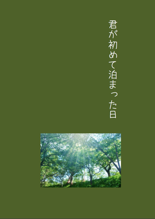 君が初めて泊まった日／新刊サンプル