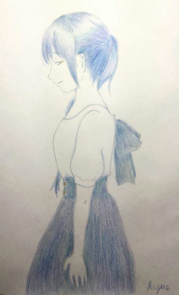 青い彼女
