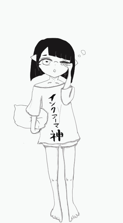 寝起き…