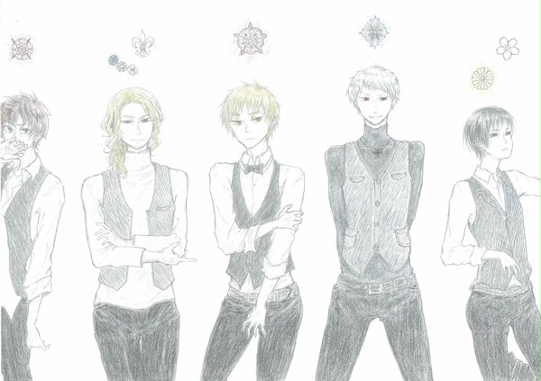 【APH】 カッコイイ眉毛が描きたかった…