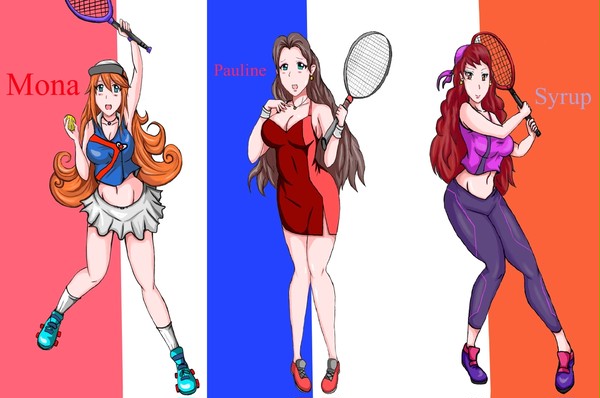 Syrup Mona and Pauline Tennis